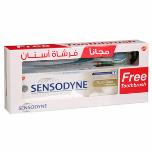 Sensodyne Mutli Care Whitening 75Ml + Toothbrush Free