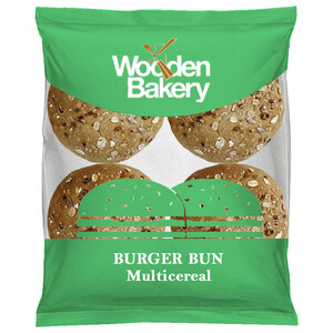 Wooden Bakery Burger Bun Multicereal