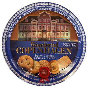 Wonderful Copenhagen Butter Cookies 454G