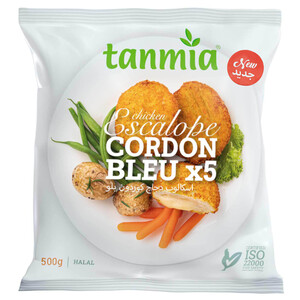 Tanmia Frozen Chicken Escalope Cordon Bleu 5 Pieces 500G