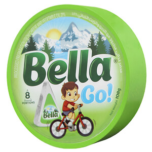 Bella Go! Processed Cheese 8 Portions 108G
