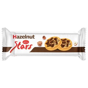 Elegance Stars Biscuits Hazelnut 34G