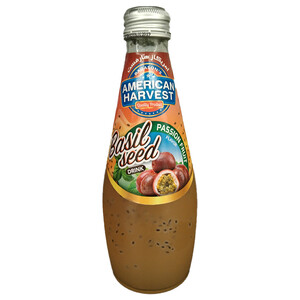 American Harvest Basil Seed Passion Fruit Drink 290Ml