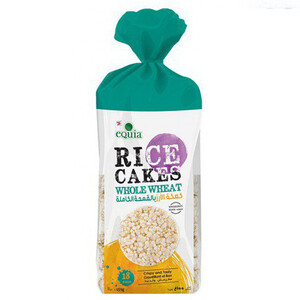 eQuia Rice Cakes Whole Wheat 155G