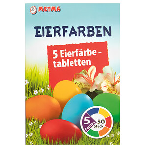 Metma Easter Egg 5 Colors Tablets