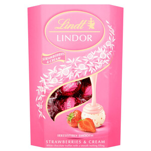 Lindt Lindor Irresistibly Smooth Strawberries & Cream 200G