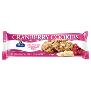 Merba White Chocolate & Cranberry Cookies 150G