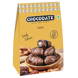 Chocodate Milk Chocolate Date & Almond 100% Gluten Free