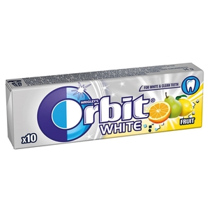 Wrigley's Orbit White Fruit 14G