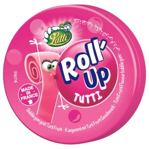 Lutti Gum Roll Up Tutti Frutti 29G