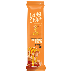 Long Chips Mashed Potato Honey & Bbq 75G