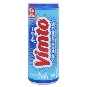 Vimto Can Sparkling Drink Blue Raspberry 250Ml