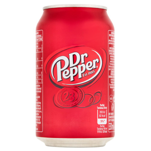 Dr Pepper Carbonated Drink 330Ml
