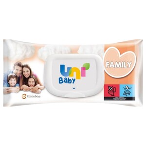 Uni Baby Wipes Family 100 Pieces