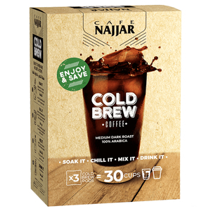 Najjar Cafe Cold Brew Coffee 3 Pods 85G