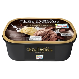 Iceberg Les Delices Chocolate Vanilla 2L
