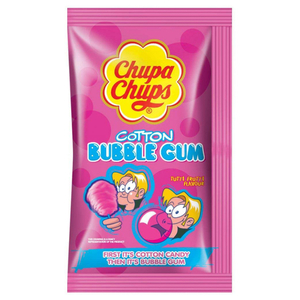 Chupa Chups Fili Folly Tutti Frutti Cotton Candy Bubble Gum 11G