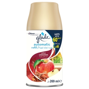 Glade Air Freshener Automatic Refill Apple Cinnamon 269Ml