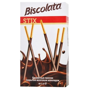 Biscolata Chocolate Sticks 28G