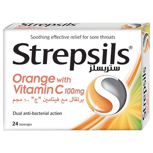 Strepsils Orange With Vitamin C