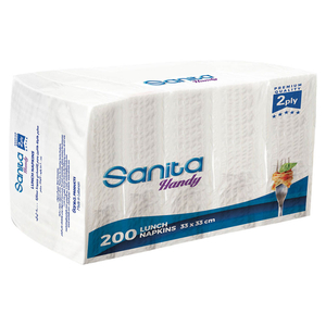 Sanita Handy Lunch Napkins 200 Sheets