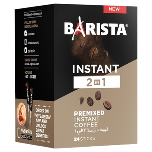 Barista Instant Coffe 2 In 1 24 X 20G