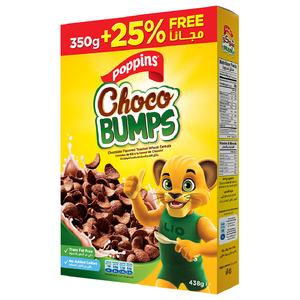Poppins Choco Bumps 350G +25% Free