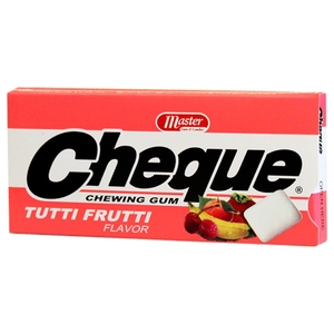 Master Cheque Chewing Gum Tutti Frutti 13.5G