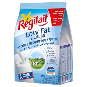 Regilait Instant Semi Skimmed Milk Powder Low Fat 500G