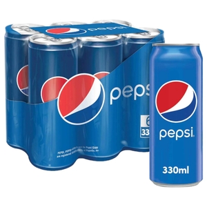 Pepsi Carbonated Drink 330Ml X6