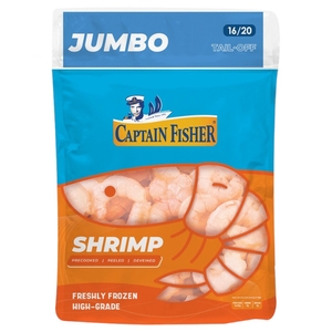Captain Fisher Shrimp Cooked Jumbo 16/20 400G