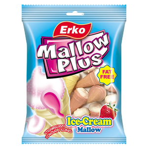 Erko Mallow Plus Strawberry Filling 15G