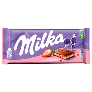Milka Crema Strawberry 100G