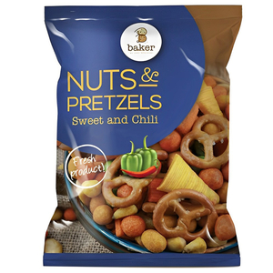 Baker Nuts & Pretzels Sweet & Chili 270G