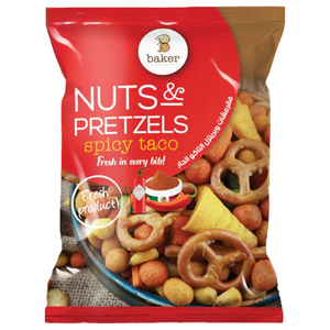 Baker Nuts & Pretzels Spicy Taco 270G