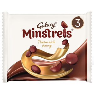 Galaxy Minstrels Milk Chocolate Buttons Bag Multipack X3 42G