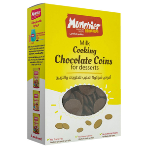 Munchies Milk Cooking Chocolate Coins 200G
