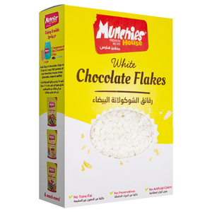 Munchies White Chocolate Flakes 100G