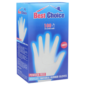 Best Choice Latex Gloves Small X100
