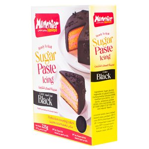 Munchies House Sugar Paste Black Color 225G