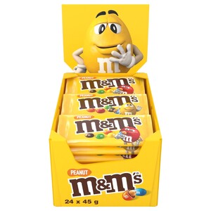 M&M's Candy Chocolate Peanut 45G X 24
