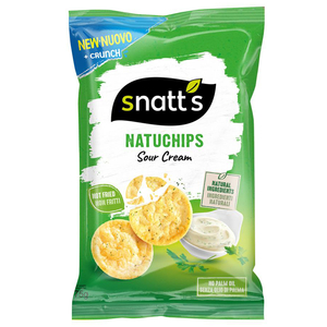 Snatt's Natural Chips Sour Cream 75G