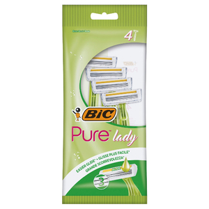 Bic Pure Lady Razors 4 Pieces