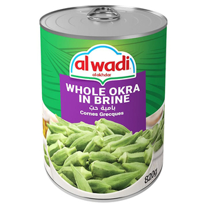 Al Wadi Al Akhdar Whole Okra In Brine 820G