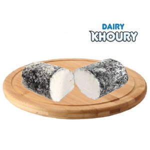 Dairy Khoury Goat Cheese Cendre - جبنة ماعز بالفحم كيلو