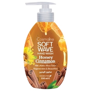 Cosmaline Soft Wave Hand Wash Honey Cinnamon 550Ml
