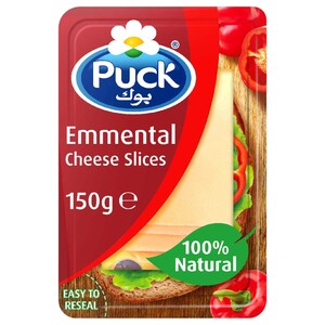 Puck Emmental Cheese Slices 150G