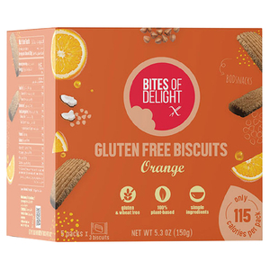 Bites Of Delight Orange Biscuits Gluten Free 150G