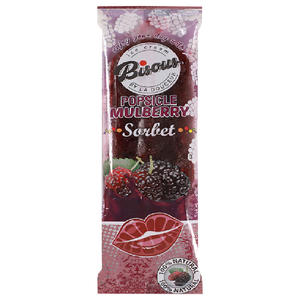 Bisous Popsicle Stick Mulberry Ice 80G
