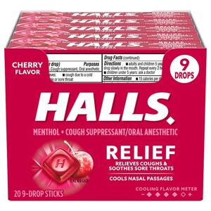 Halls Candy Cherry 22.4G X20